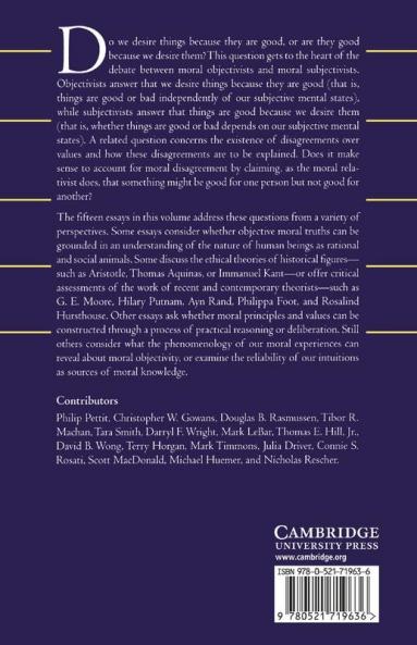 Objectivism Subjectivism and Relativism in             Ethics