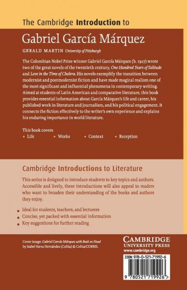 The Cambridge Introduction to Gabriel Garcia Marquez