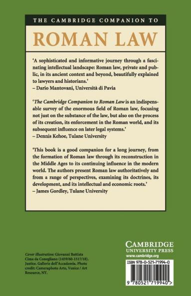 The Cambridge Companion to Roman Law