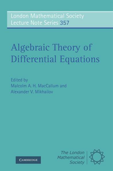 Algebraic Theory of Differential Equations
