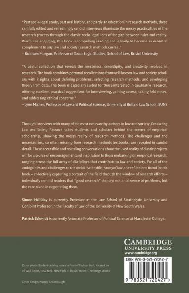 Conducting Law and Society Research