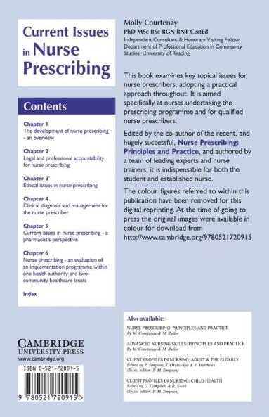 Current Issues in Nurse Prescribing