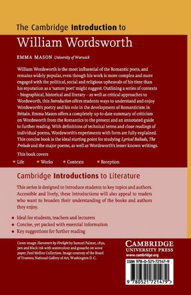 The Cambridge Introduction to William Wordsworth