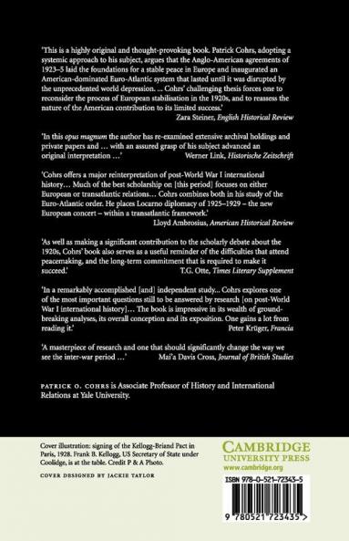 The Unfinished Peace after World War I