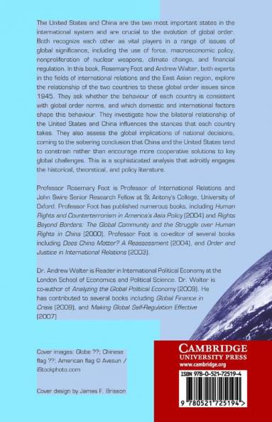 China the United States and Global Order