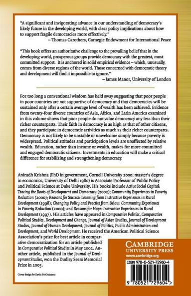 Poverty Participation and Democracy