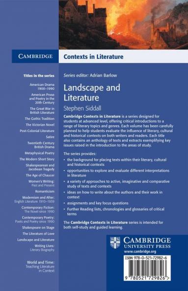 Landscape and Literature