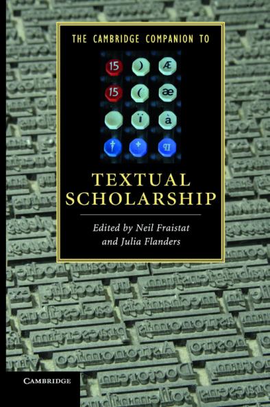 The Cambridge Companion to Textual Scholarship