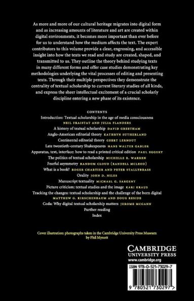 The Cambridge Companion to Textual Scholarship