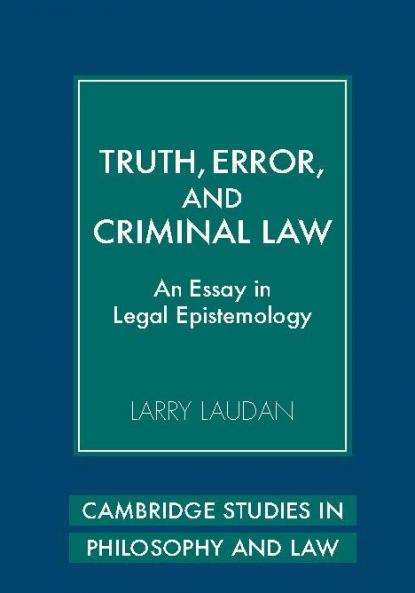 Truth Error and Criminal Law