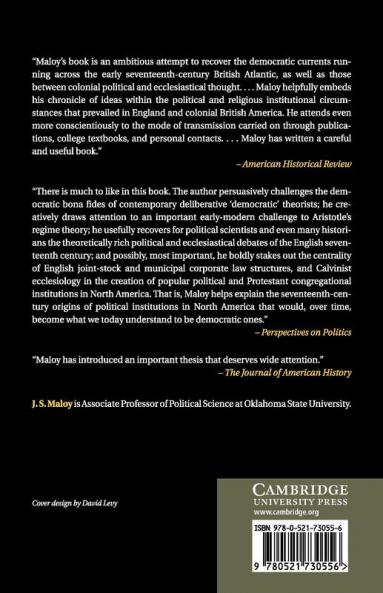 The Colonial American Origins of Modern Democratic Thought