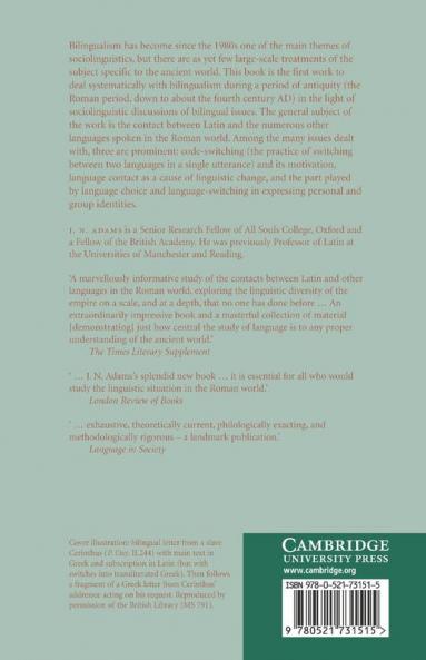 Bilingualism and the Latin Language