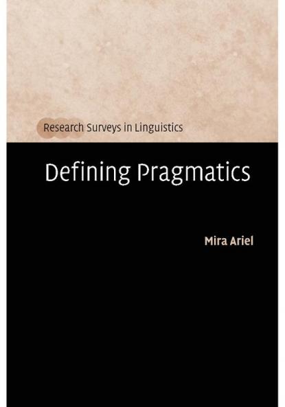 Defining Pragmatics