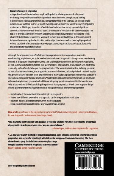 Defining Pragmatics
