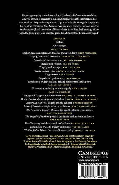 The Cambridge Companion to English Renaissance Tragedy