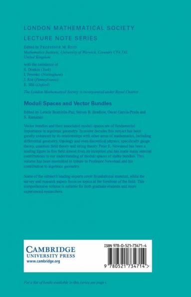 Moduli Spaces and Vector Bundles