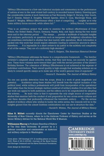 Military Effectiveness Volume 2