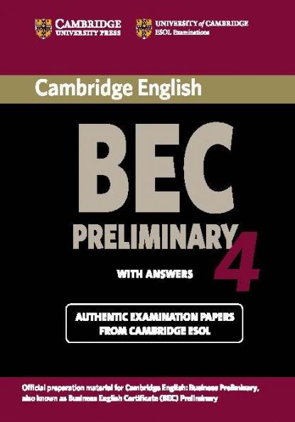 Cambridge BEC 4 Preliminary
