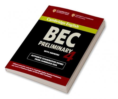 Cambridge BEC 4 Preliminary