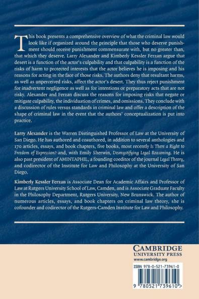 Crime and Culpability