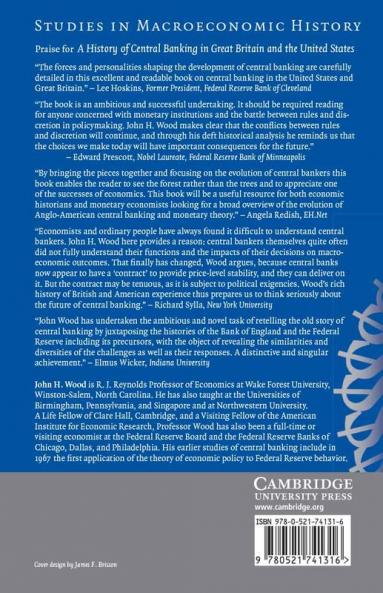 A History of Central Banking in Great Britain and the United States