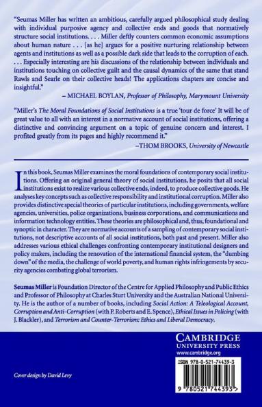The Moral Foundations of Social Institutions