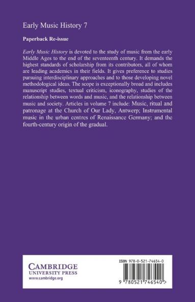 Early Music History
