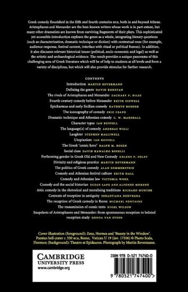 The Cambridge Companion to Greek Comedy
