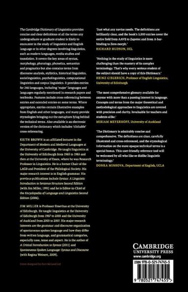 The Cambridge Dictionary of Linguistics