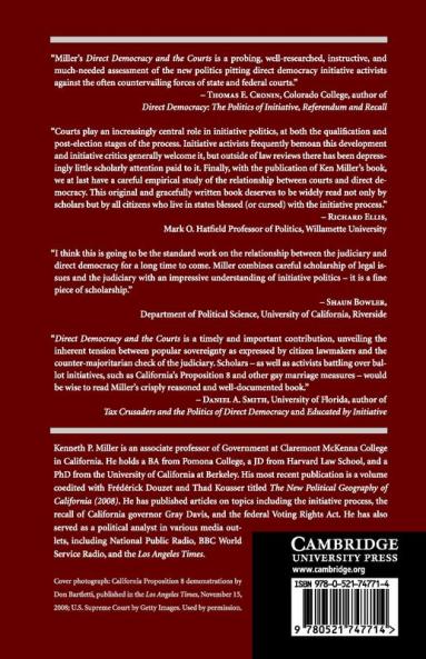 Direct Democracy and the Courts