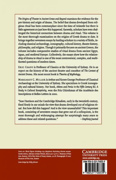 The Origins of Theater in Ancient Greece and Beyond