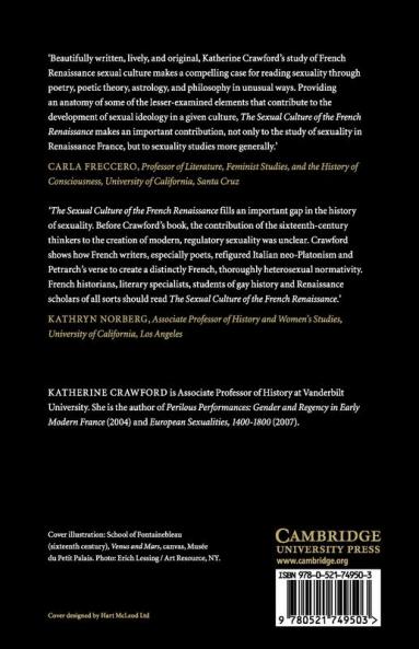 The Sexual Culture of the French Renaissance