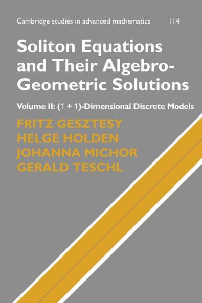 Soliton Equations and Their Algebro-Geometric Solutions
