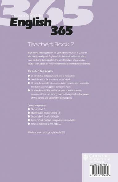 English 365 Teacher's Guide 2
