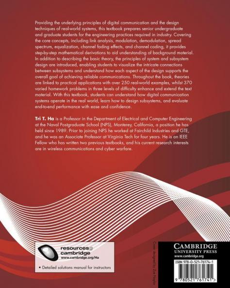 Theory and Design of Digital Communication Systems