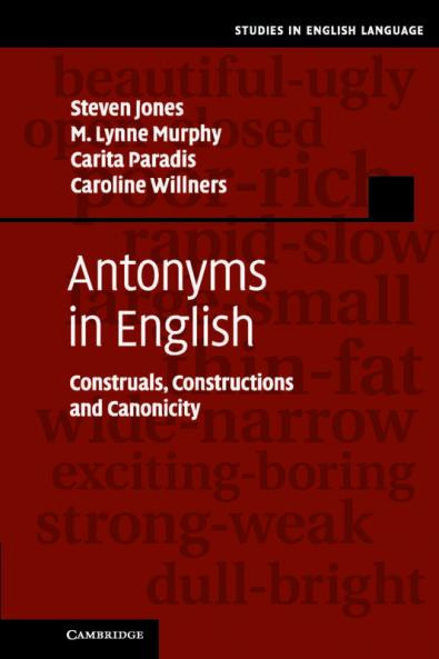 Antonyms in English