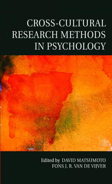 Cross-Cultural Research Methods in Psychology