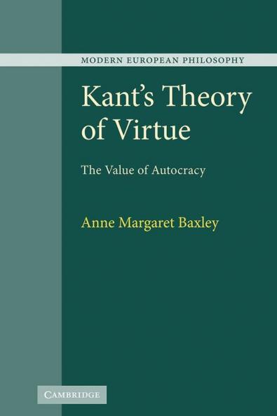 Kant's Theory of Virtue