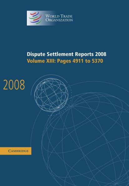 Dispute Settlement Reports 2008