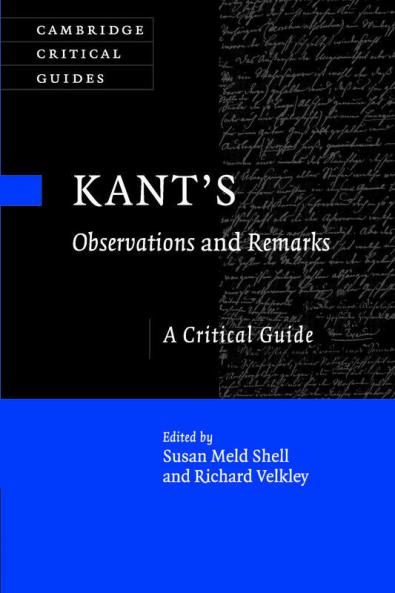 Kant's Observations and Remarks