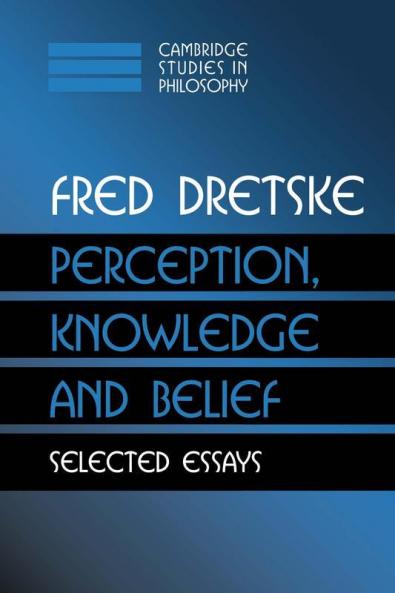 Perception Knowledge and Belief