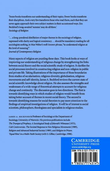 Social Theory and Religion