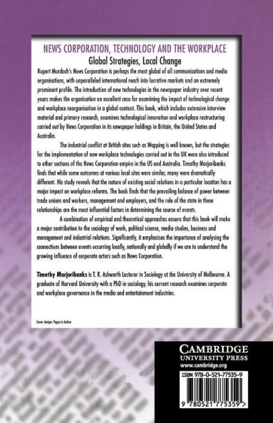 News Corporation Technology and the             Workplace