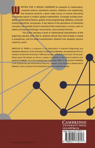 Topics in Finite and Discrete Mathematics