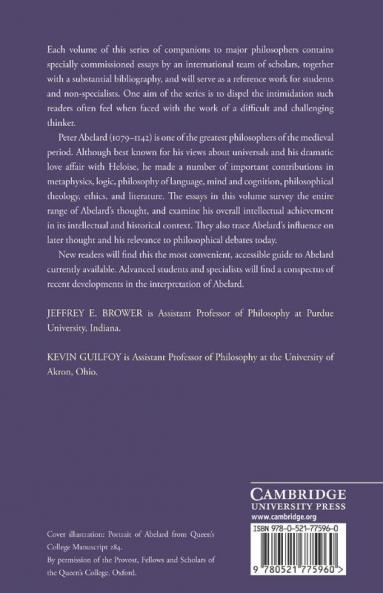 The Cambridge Companion to Abelard