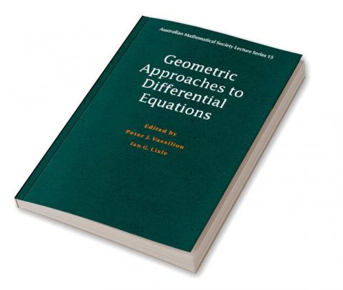 Geometric Approaches to Differential Equations