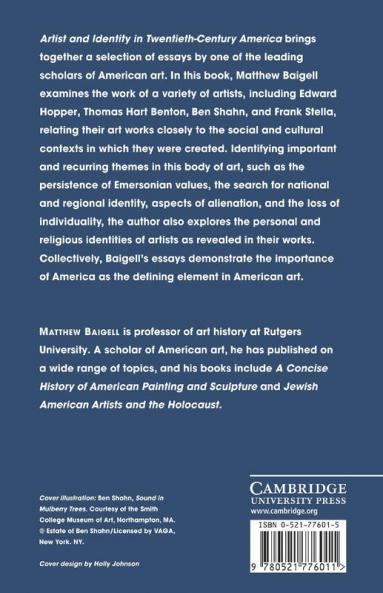 Artist and Identity in Twentieth-Century America