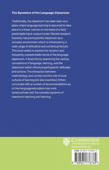 The Dynamics of the Language Classroom