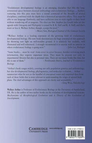 The Origin of Animal Body Plans