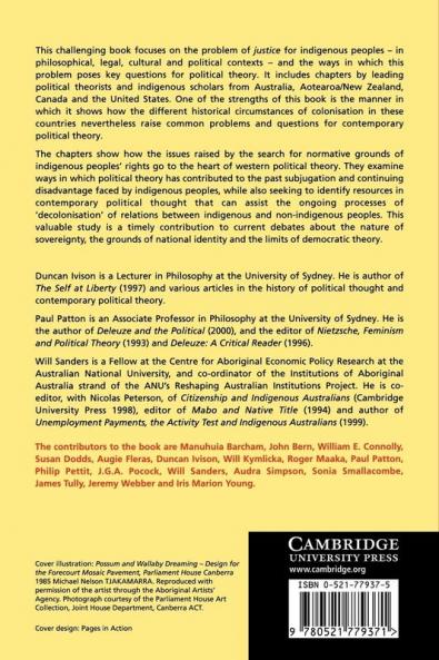 Political Theory and the Rights of Indigenous Peoples